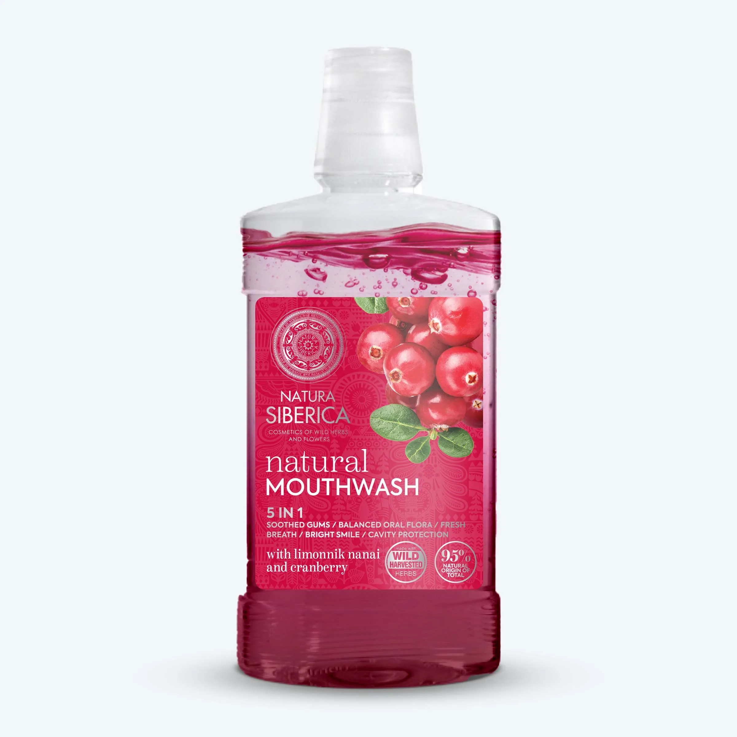 NS. Natural Mouthwash with LIMONNIK NANAI and CRANBERRY