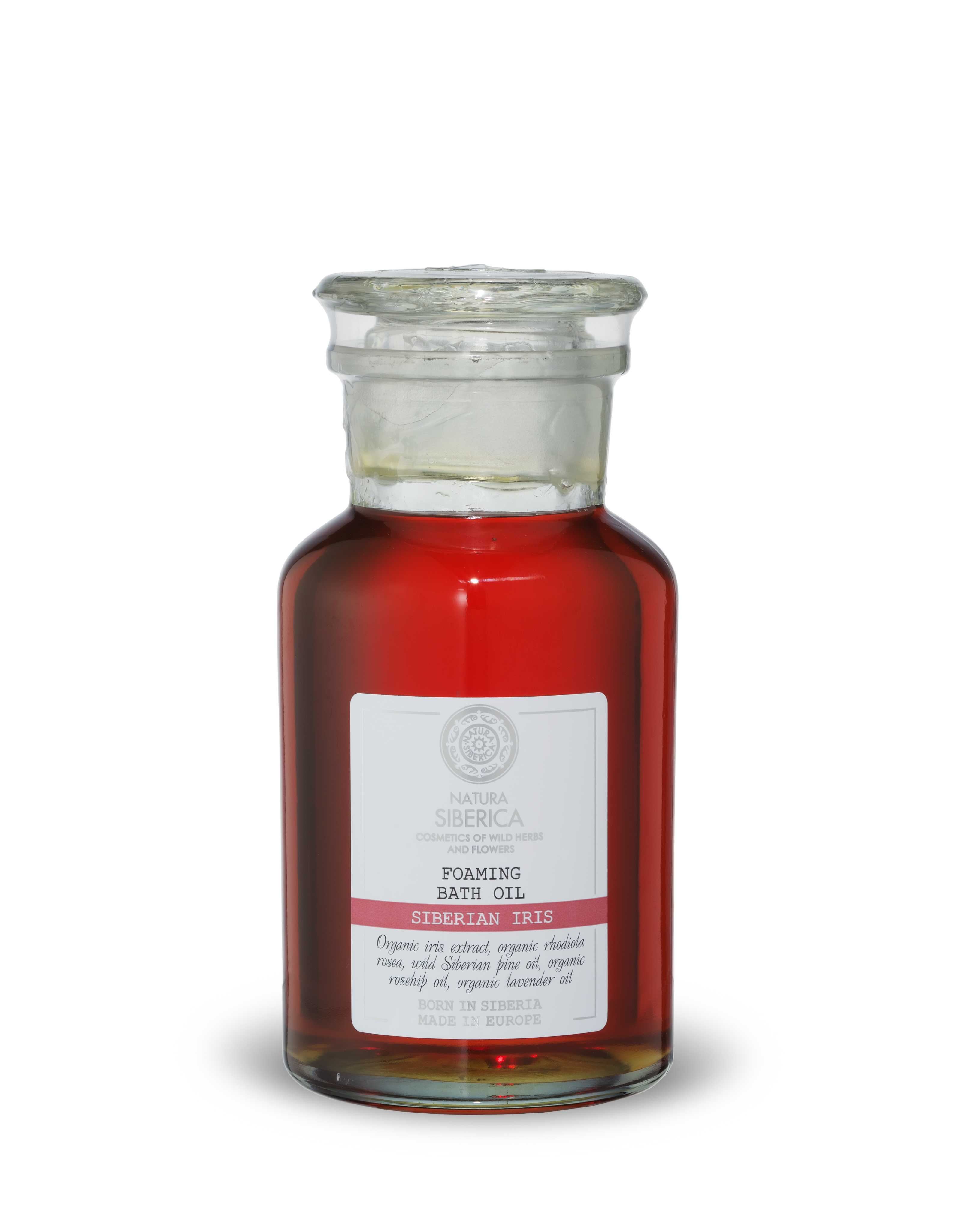 Natura Siberica Foaming bath and shower oil Siberian Iris