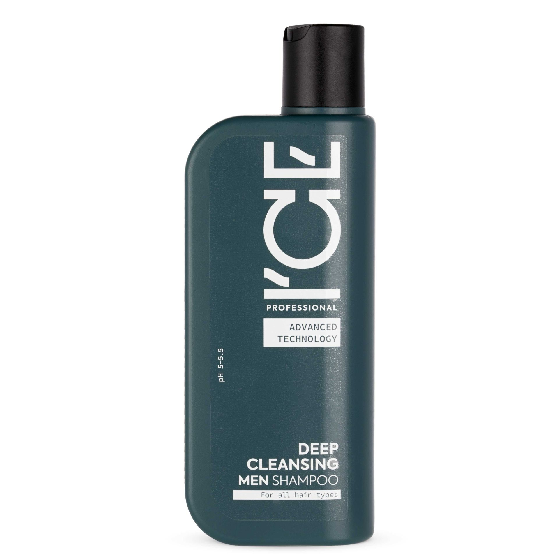ICE. Deep Cleansing Men Shampoo. For all hair types