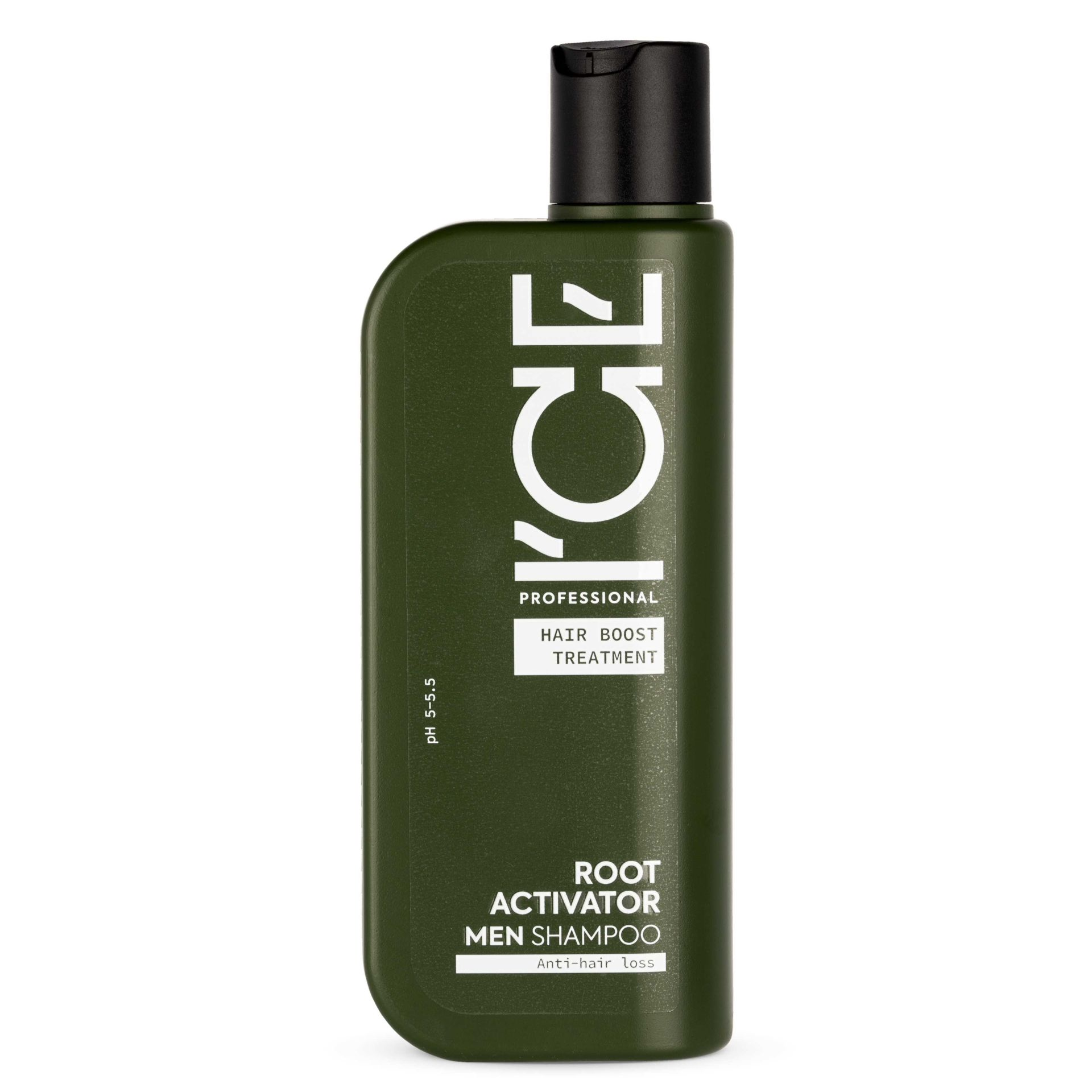 ICE. Root Activator Men Shampoo. Anti-hair loss