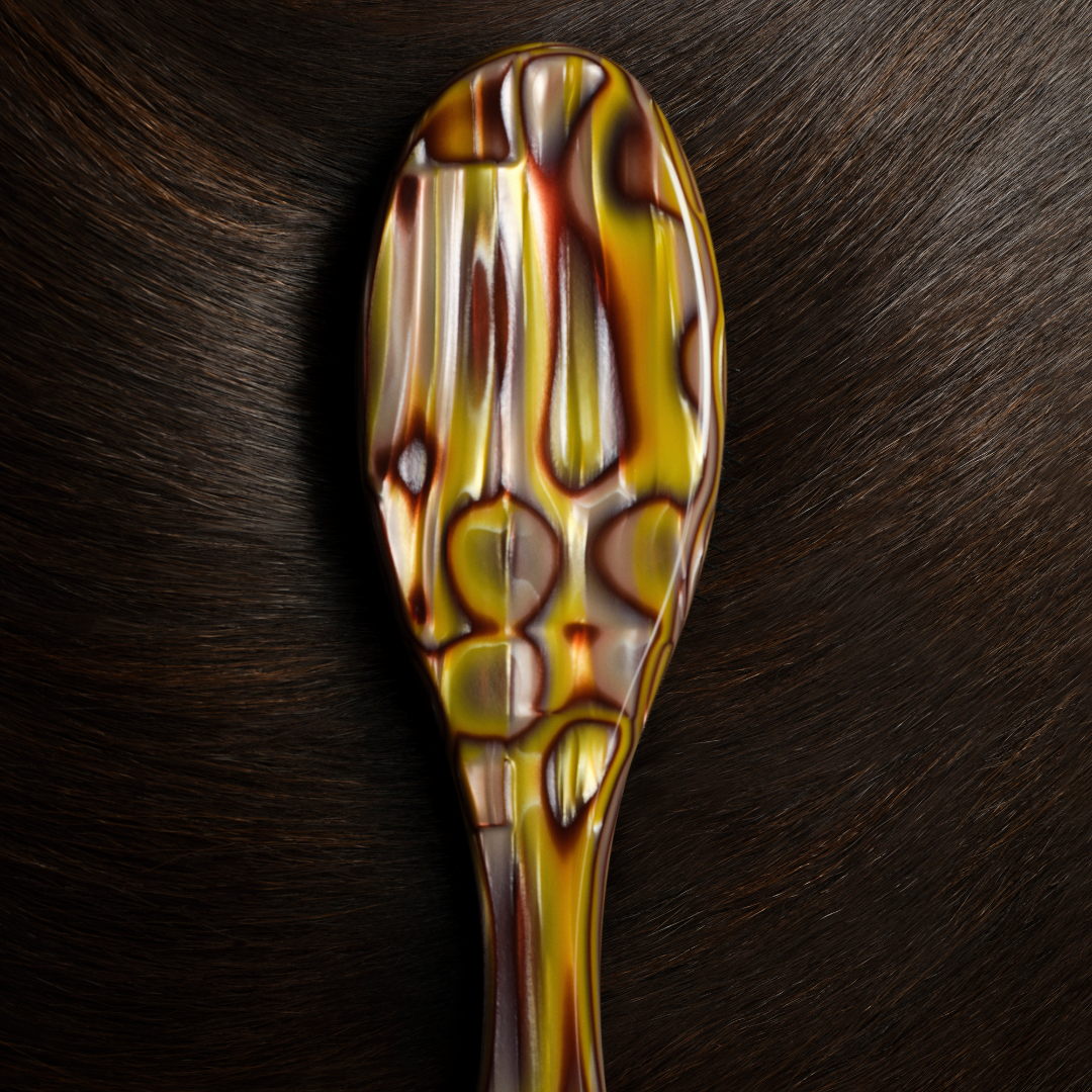 Italian Resin Flat Brush