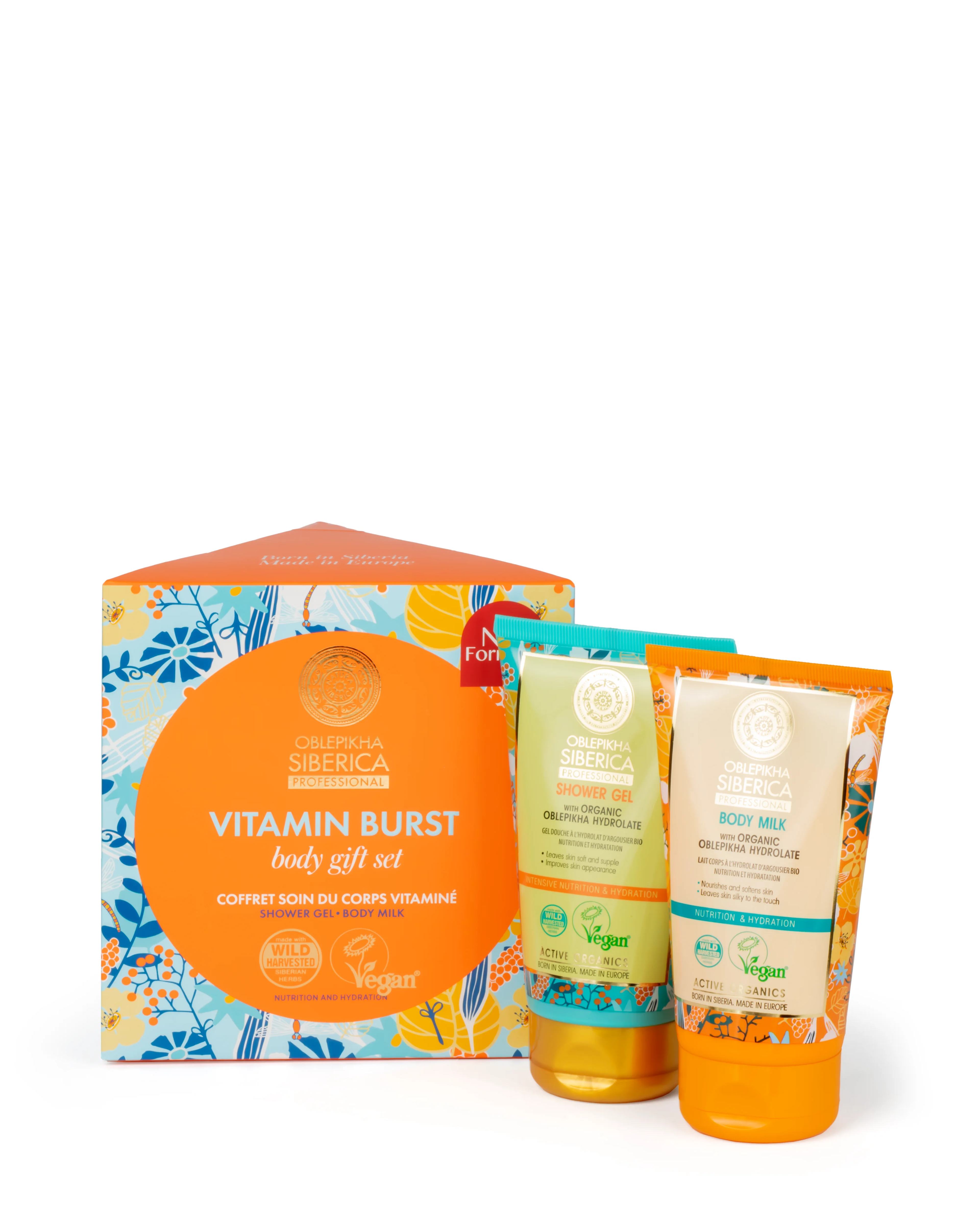 OBLEPIKHA SIBERICA. Vitamin Burst body gift set