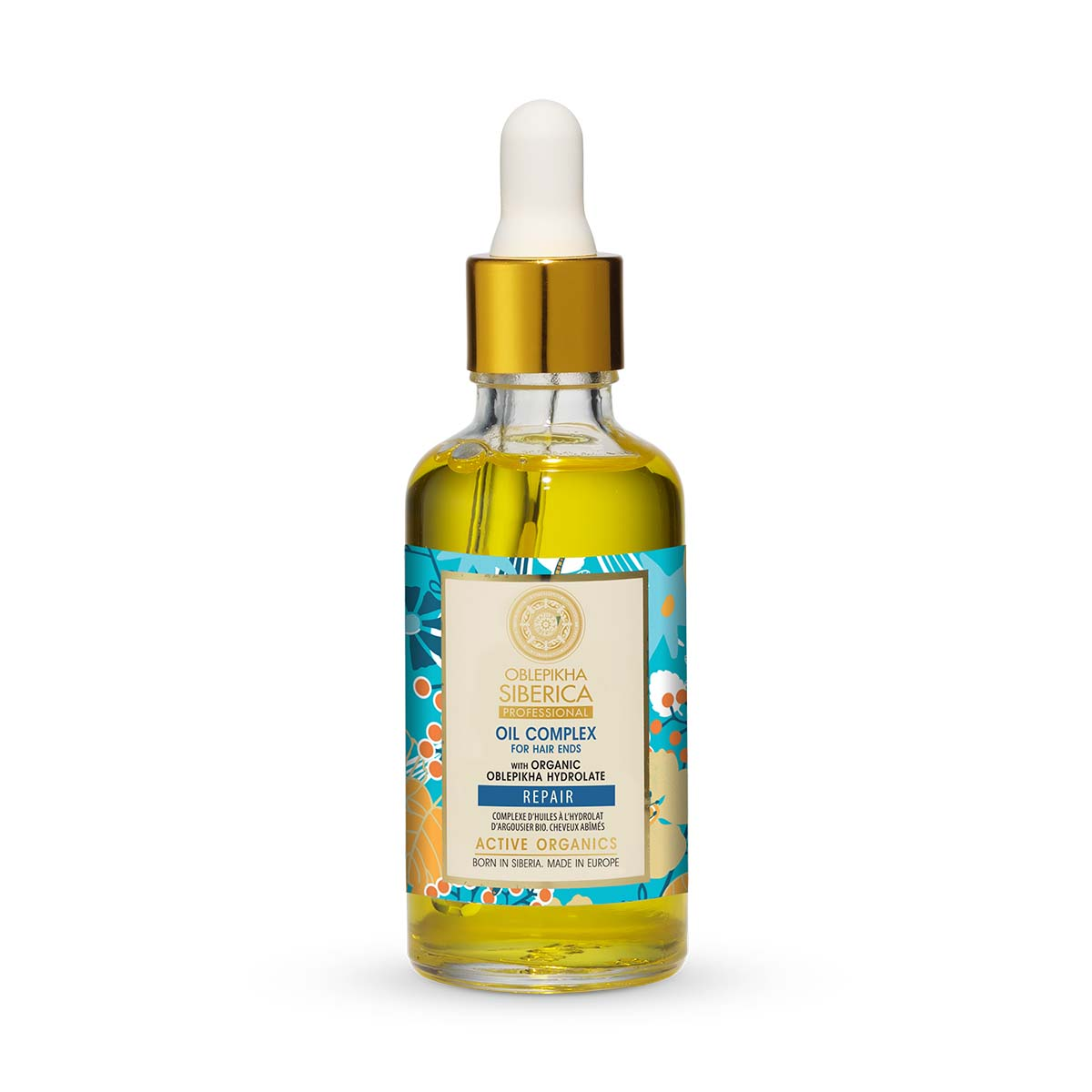 Oil Complex For Damaged Hair with Organic Oblepikha Hydrolate
