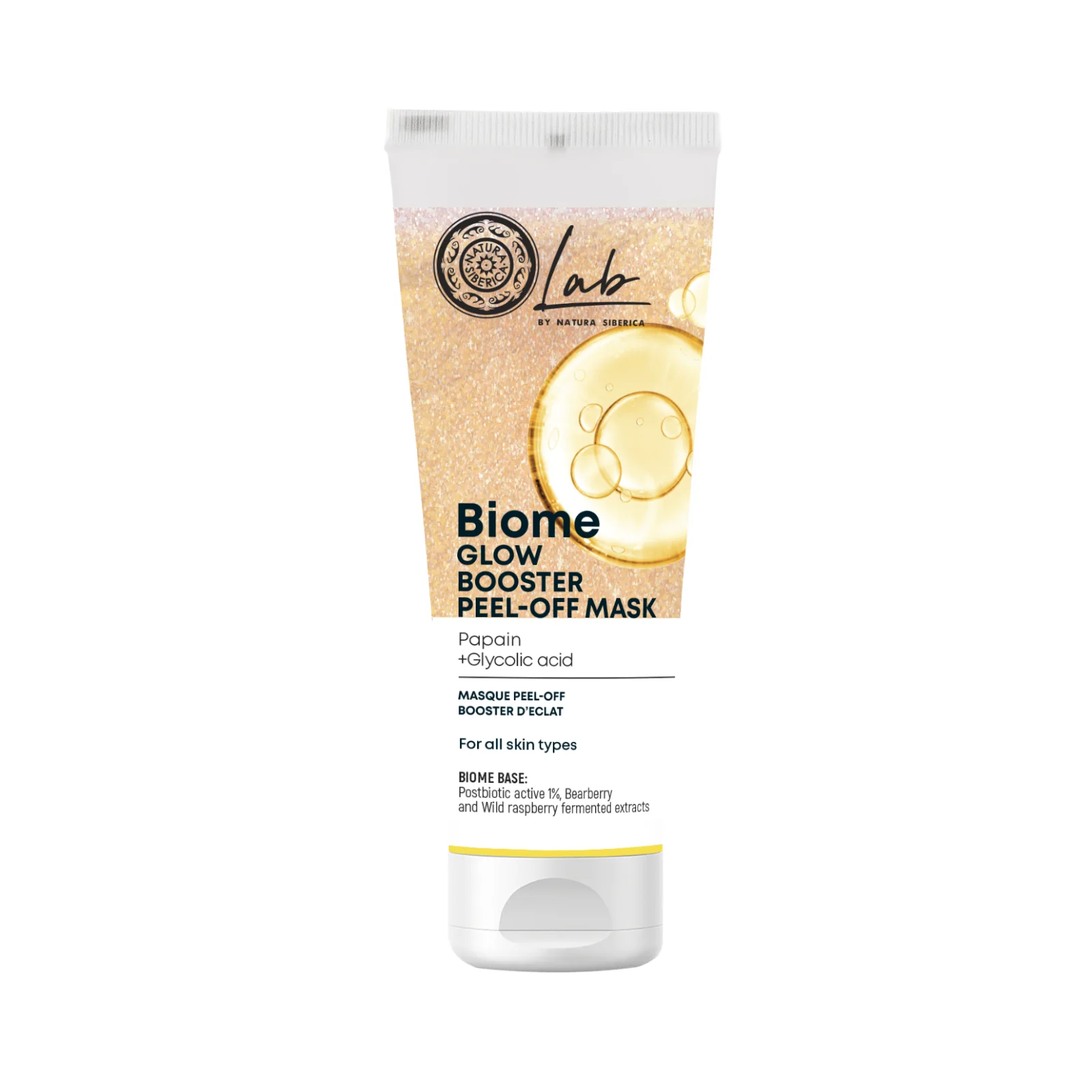 Lab Biome. Glow Booster Peel-Off Face Mask
