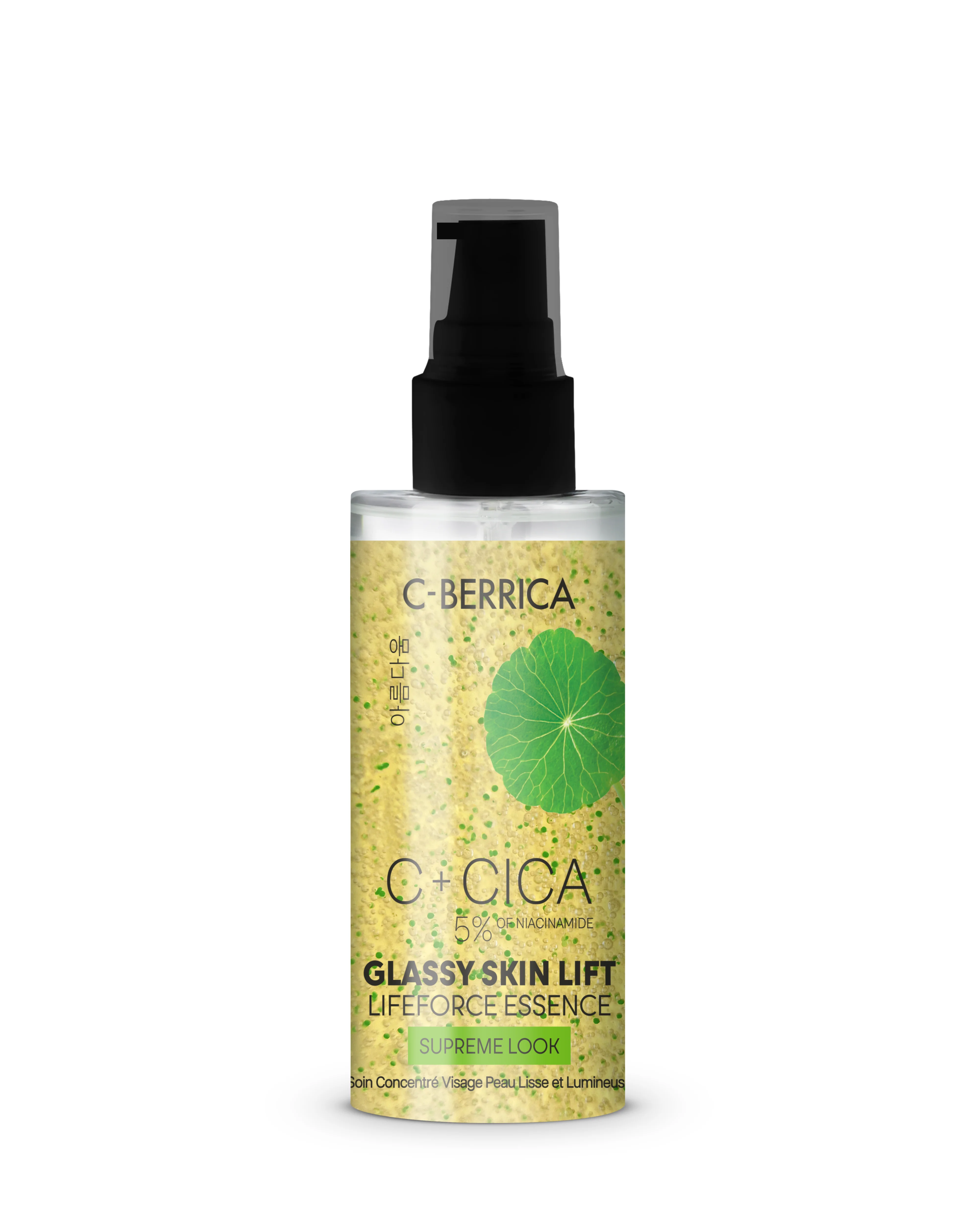 CICA C-BERRICA. Glassy Skin Lift LIFEFORCE ESSENCE Supreme look