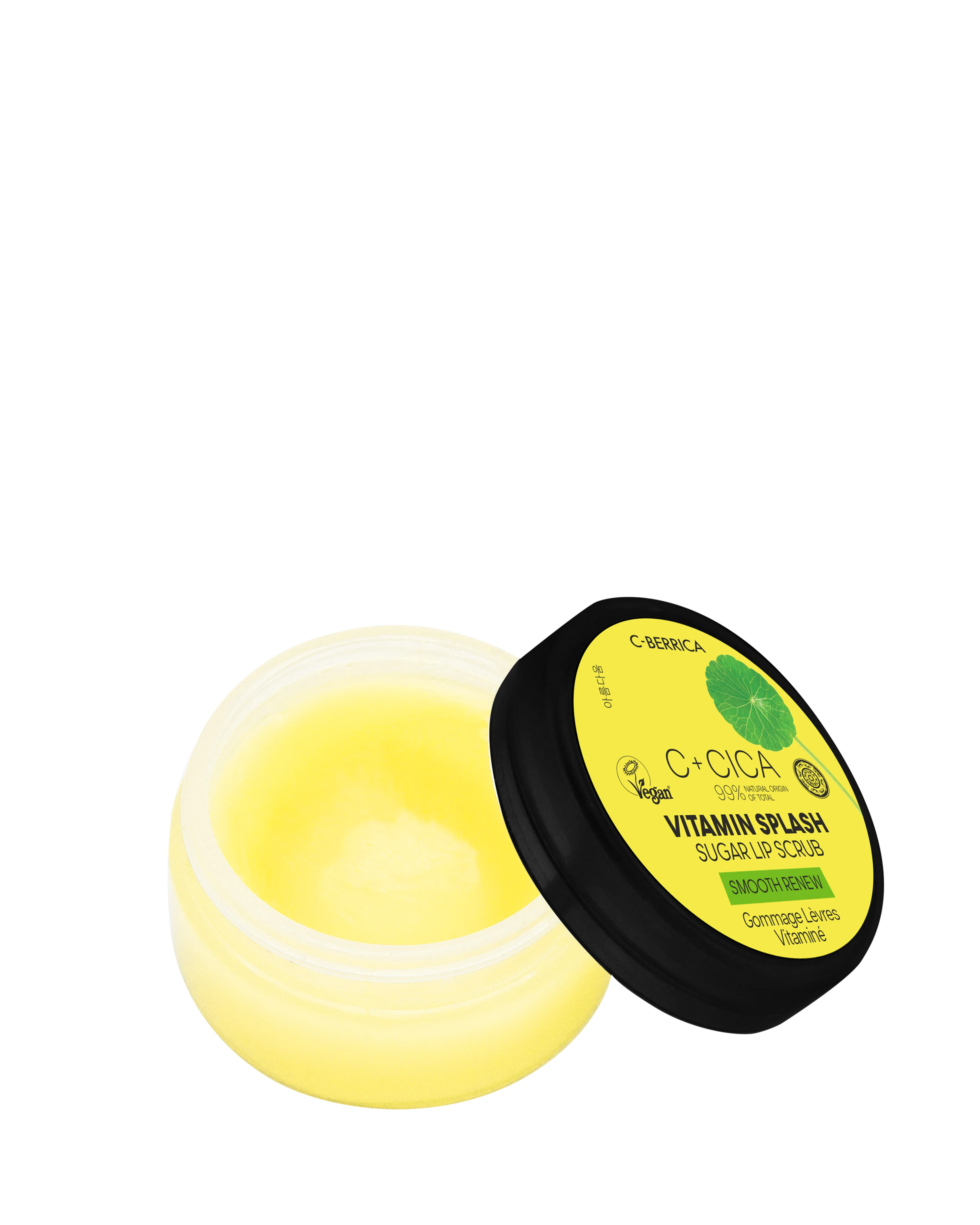 CICA C-BERRICA. Vitamin Splash SUGAR RENEW LIP SCRUB Smooth renew