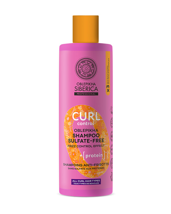 NS O Curl Control Oblepikha Shampoo. Sulfate Free
